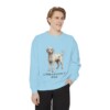 Labradoodle Dad Sweatshirt, Chambray, person 1 front