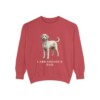 Labradoodle Dad Sweatshirt, Crimson, front view