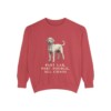 Labradoodle Humor Sweatshirt, Crimson, front view