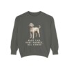 Labradoodle Humor Sweatshirt, Pepper, front view