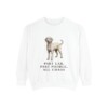 Labradoodle Humor Sweatshirt, White, front view