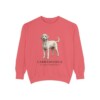 Labradoodle Latin Sweatshirt, Watermelon, front view