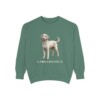 Labradoodle Sweatshirt, Light Green, front view