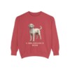 Labradoodle Mom Sweatshirt, Crimson, front view