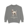 Labradoodle Mom Sweatshirt, Grey, front view