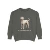 Labradoodle Sweatshirt, Pepper, front view