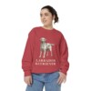 Labrador Retriever Sweatshirt, Crimson, person 2 front