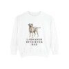 Labrador Retriever Dad Sweatshirt, White, front view