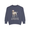 Labrador Retriever Sweatshirt, Denim, front view