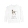 Labrador Retriever Humor Sweatshirt, White, front view