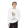 Labrador Retriever Humor Sweatshirt, White, person 1 front