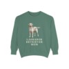 Labrador Retriever Mom Sweatshirt, Light Green, front view