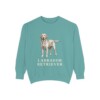 Labrador Retriever Sweatshirt, Seafoam, front view