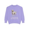 Labrador Retriever Sweatshirt, Violet, front view