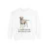 Labrador Retriever Sweatshirt, White, front view