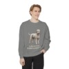 lagotto-romagnolo-sweatshirt-grey-person-1-front Lagotto Romagnolo Sweatshirt, Grey, person 1 front