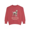 Lagotto Romagnolo Humor Sweatshirt, Crimson, front view