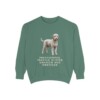 Lagotto Romagnolo Humor Sweatshirt, Light Green, front view