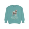 Lagotto Romagnolo Humor Sweatshirt, Seafoam, front view