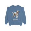 lagotto-romagnolo-sweatshirt-latin-blue-jean Lagotto Romagnolo Latin Sweatshirt, Blue Jean, front view