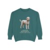lagotto-romagnolo-sweatshirt-latin-blue-spruce Lagotto Romagnolo Latin Sweatshirt, Blue Spruce, front view