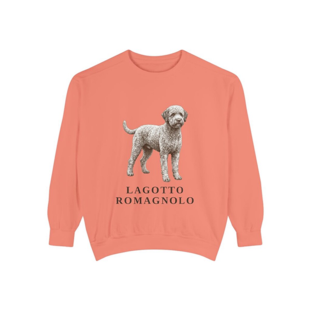lagotto-romagnolo-sweatshirt-terracotta Lagotto Romagnolo Sweatshirt, Terracotta, front view