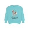 Lakeland Terrier Sweatshirt, Chalky Mint, front view