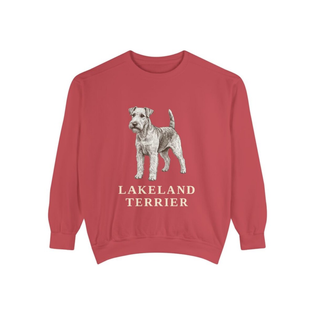 Lakeland Terrier Sweatshirt, Crimson, front view
