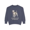 Lakeland Terrier Sweatshirt, Denim, front view
