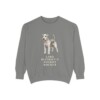 lakeland-terrier-sweatshirt-humor-grey Lakeland Terrier Humor Sweatshirt, Grey, front view
