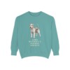 lakeland-terrier-sweatshirt-humor-seafoam Lakeland Terrier Humor Sweatshirt, Seafoam, front view