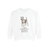 lakeland-terrier-sweatshirt-humor-white Lakeland Terrier Humor Sweatshirt, White, front view