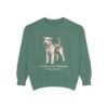 Lakeland Terrier Latin Sweatshirt, Light Green, front view