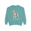 Lakeland Terrier Latin Sweatshirt, Seafoam, front view