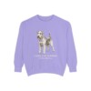 Lakeland Terrier Latin Sweatshirt, Violet, front view