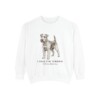 Lakeland Terrier Latin Sweatshirt, White, front view