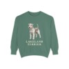 Lakeland Terrier Sweatshirt, Light Green, front view