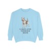 Lakeland Terrier Mom Sweatshirt, Chambray, front view