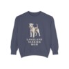 Lakeland Terrier Mom Sweatshirt, Denim, front view