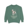 Lakeland Terrier Mom Sweatshirt, Light Green, front view