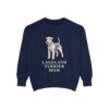 Lakeland Terrier Mom Sweatshirt, True Navy, front view