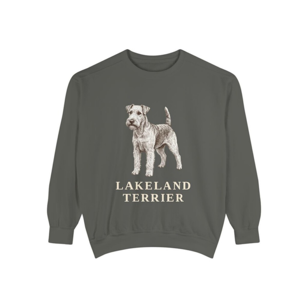 Lakeland Terrier Sweatshirt, Pepper, front view