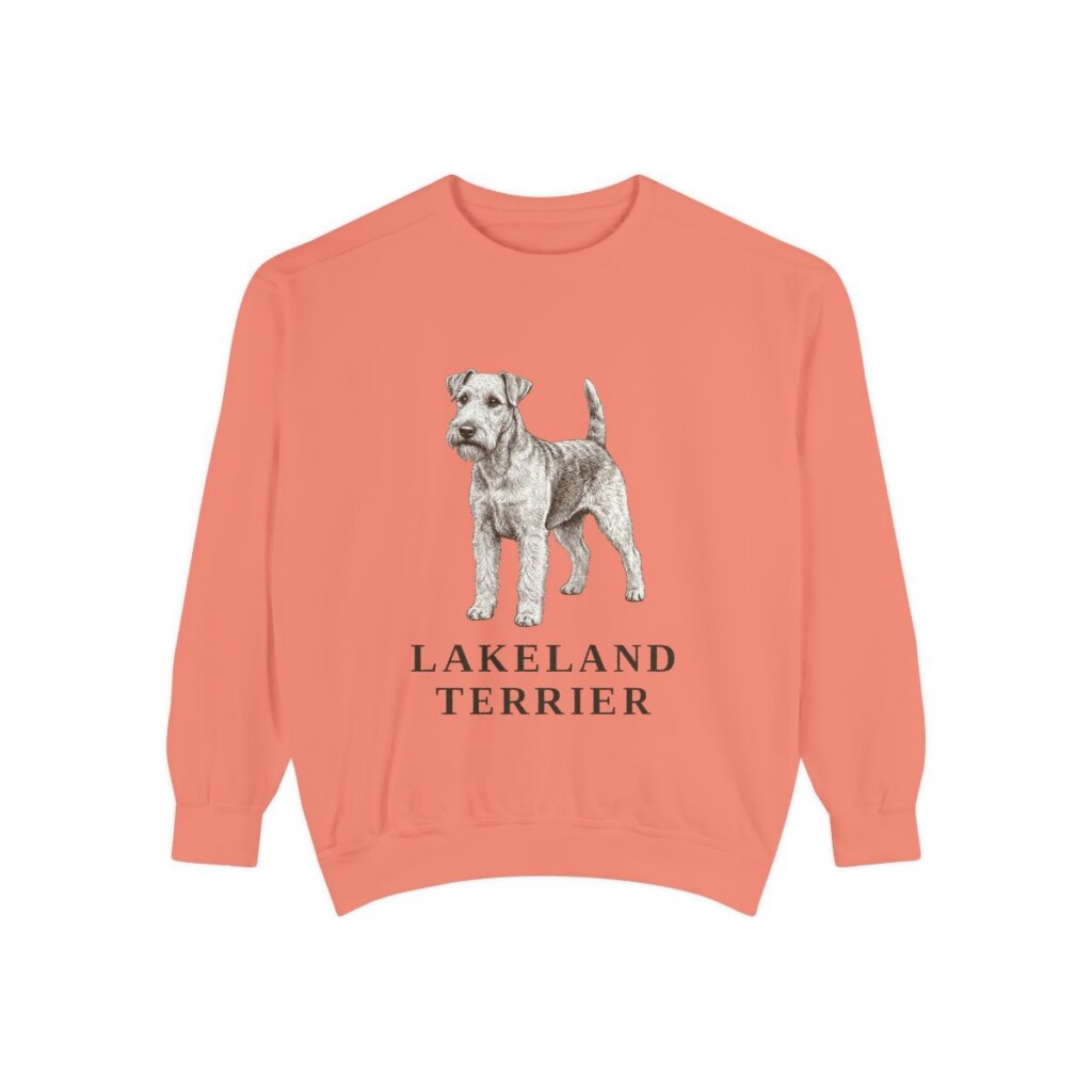 Lakeland Terrier Sweatshirt, Terracotta, front view