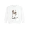Lakeland Terrier Sweatshirt, White, front view