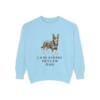 Lancashire Heeler Dad Sweatshirt, Chambray, front view