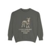 Lancashire Heeler Dad Sweatshirt, Pepper, front view