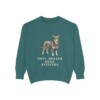 Lancashire Heeler Humor Sweatshirt, Blue Spruce, front view