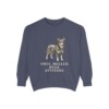 Lancashire Heeler Humor Sweatshirt, Denim, front view