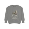 Lancashire Heeler Humor Sweatshirt, Grey, front view