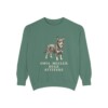 Lancashire Heeler Humor Sweatshirt, Light Green, front view
